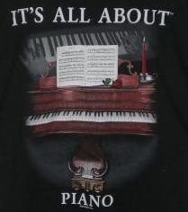 It's All About Piano Tee-Shirt